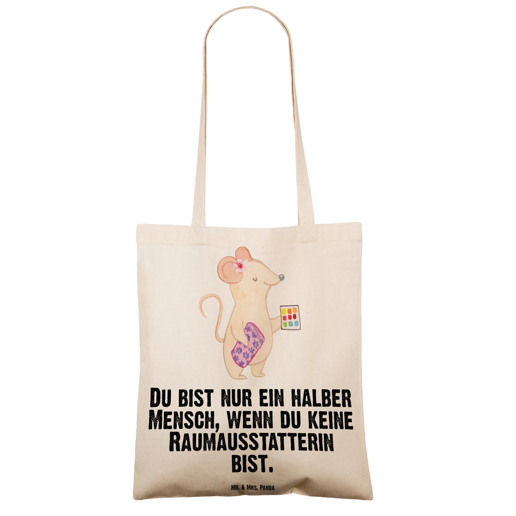 Tragetasche Raumausstatterin mit Herz Beuteltasche, Beutel, Einkaufstasche, Jutebeutel, Stoffbeutel, Beruf, Ausbildung, Jubiläum, Abschied, Rente, Kollege, Kollegin, Geschenk, Schenken, Arbeitskollege, Mitarbeiter, Firma, Danke, Dankeschön