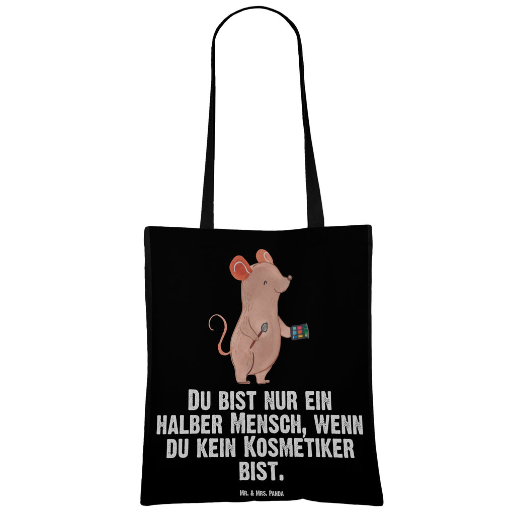 Tragetasche Kosmetiker mit Herz Beuteltasche, Beutel, Einkaufstasche, Jutebeutel, Stoffbeutel, Beruf, Ausbildung, Jubiläum, Abschied, Rente, Kollege, Kollegin, Geschenk, Schenken, Arbeitskollege, Mitarbeiter, Firma, Danke, Dankeschön, Kosmetiker, Make Up Artist, Maskenbildner, Visagist, Beauty Salon, Kosmetikstudio, Eröffnung