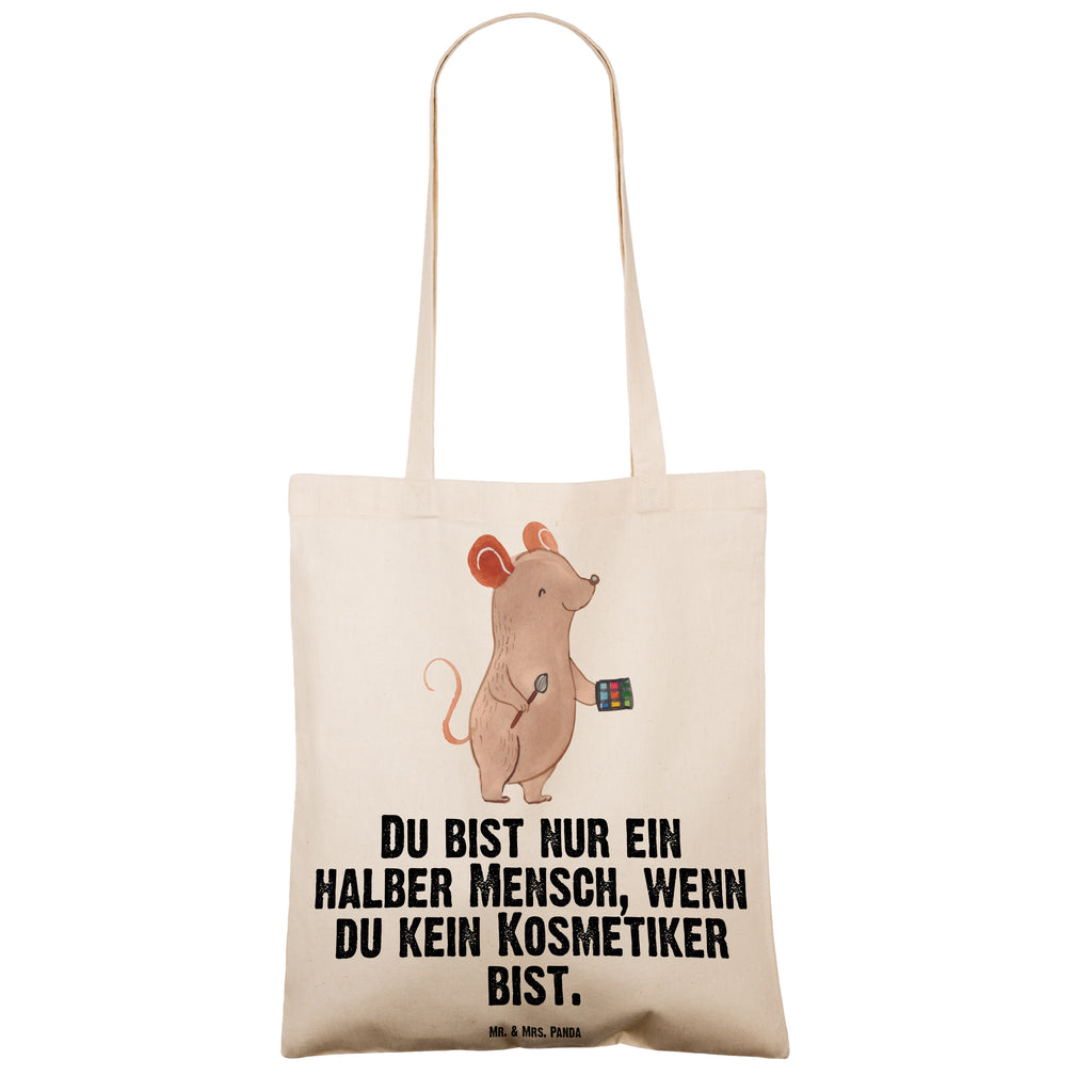 Tragetasche Kosmetiker mit Herz Beuteltasche, Beutel, Einkaufstasche, Jutebeutel, Stoffbeutel, Beruf, Ausbildung, Jubiläum, Abschied, Rente, Kollege, Kollegin, Geschenk, Schenken, Arbeitskollege, Mitarbeiter, Firma, Danke, Dankeschön, Kosmetiker, Make Up Artist, Maskenbildner, Visagist, Beauty Salon, Kosmetikstudio, Eröffnung