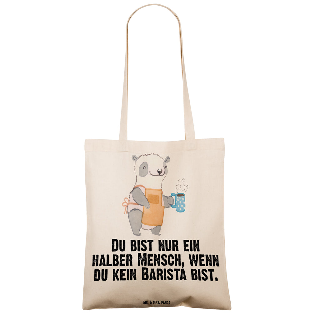 Tragetasche Barista mit Herz Beuteltasche, Beutel, Einkaufstasche, Jutebeutel, Stoffbeutel, Beruf, Ausbildung, Jubiläum, Abschied, Rente, Kollege, Kollegin, Geschenk, Schenken, Arbeitskollege, Mitarbeiter, Firma, Danke, Dankeschön, Barista, Eröffnung Cafe, Kaffee