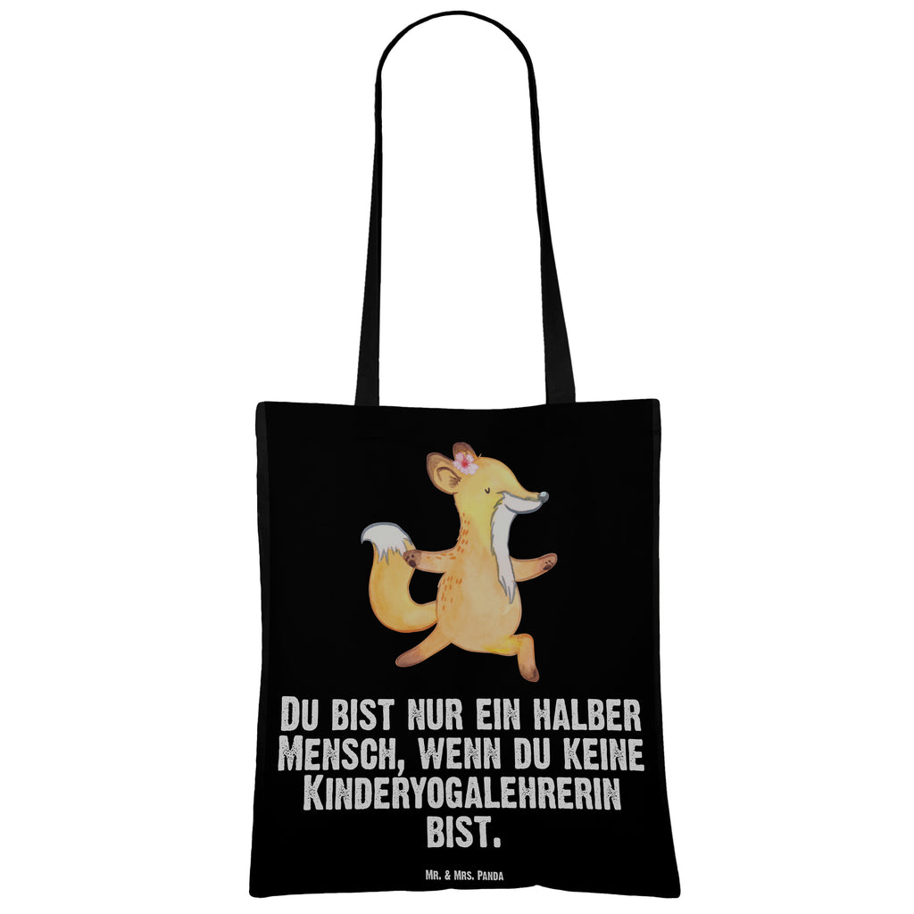 Tragetasche Kinderyogalehrerin mit Herz Beuteltasche, Beutel, Einkaufstasche, Jutebeutel, Stoffbeutel, Beruf, Ausbildung, Jubiläum, Abschied, Rente, Kollege, Kollegin, Geschenk, Schenken, Arbeitskollege, Mitarbeiter, Firma, Danke, Dankeschön