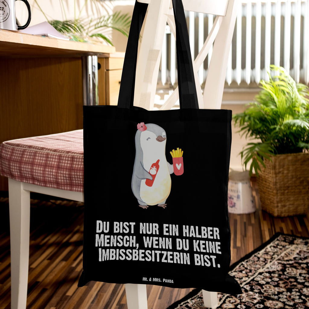 Tragetasche Imbissbesitzerin mit Herz Beuteltasche, Beutel, Einkaufstasche, Jutebeutel, Stoffbeutel, Beruf, Ausbildung, Jubiläum, Abschied, Rente, Kollege, Kollegin, Geschenk, Schenken, Arbeitskollege, Mitarbeiter, Firma, Danke, Dankeschön, Imbissbesitzerin, Imibissverkäuferin, Pommesverkäuferin, Pommesliebe