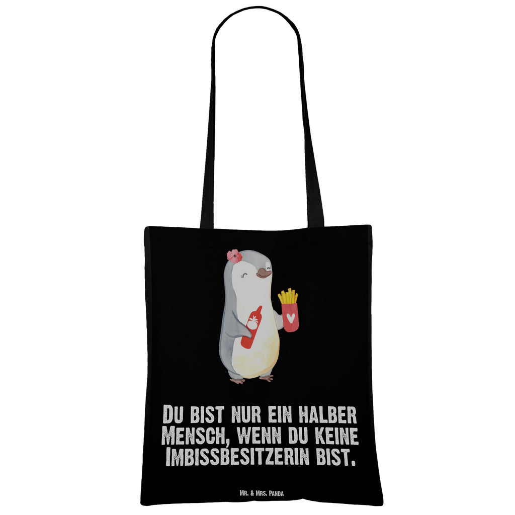 Tragetasche Imbissbesitzerin mit Herz Beuteltasche, Beutel, Einkaufstasche, Jutebeutel, Stoffbeutel, Beruf, Ausbildung, Jubiläum, Abschied, Rente, Kollege, Kollegin, Geschenk, Schenken, Arbeitskollege, Mitarbeiter, Firma, Danke, Dankeschön, Imbissbesitzerin, Imibissverkäuferin, Pommesverkäuferin, Pommesliebe