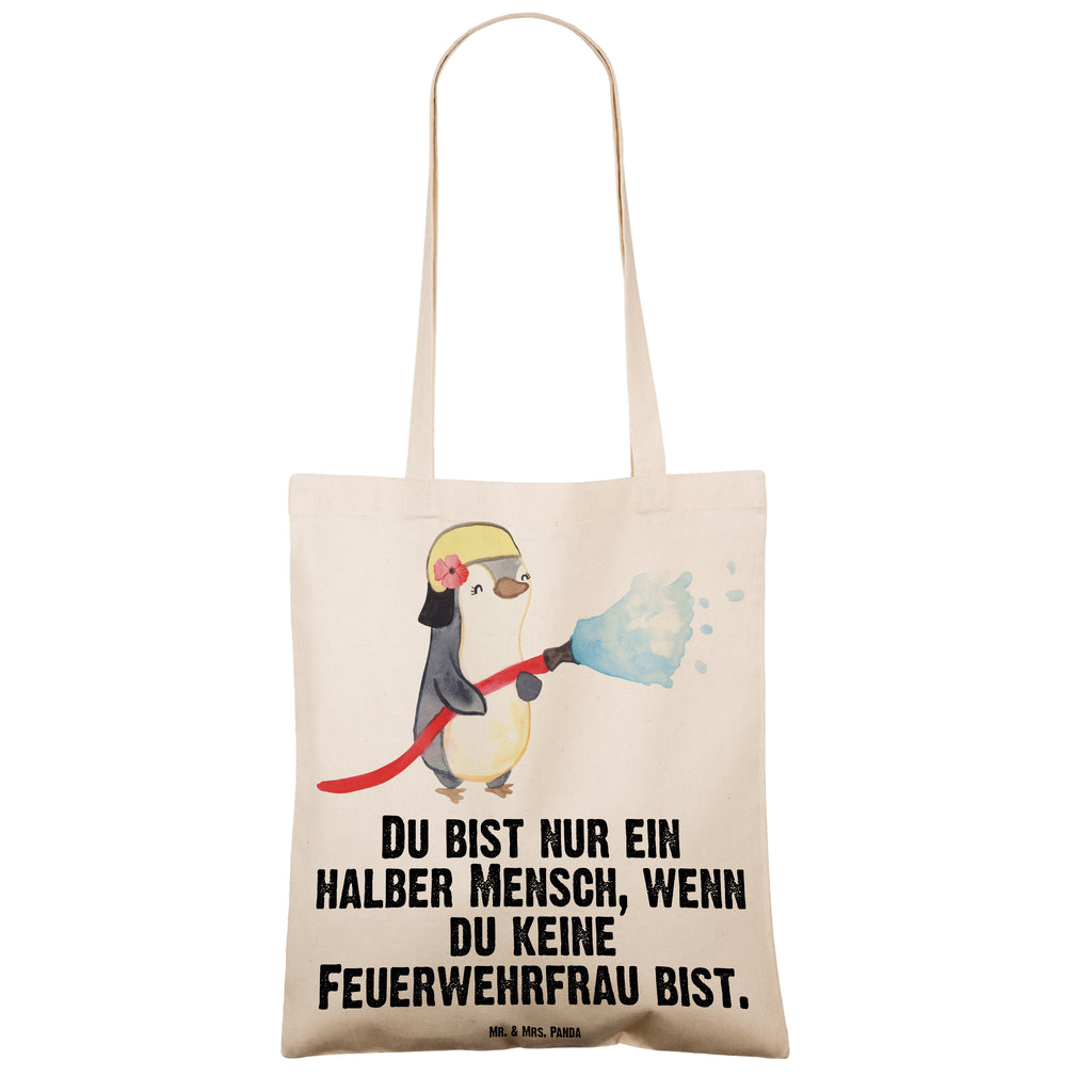 Tragetasche Feuerwehrfrau mit Herz Beuteltasche, Beutel, Einkaufstasche, Jutebeutel, Stoffbeutel, Beruf, Ausbildung, Jubiläum, Abschied, Rente, Kollege, Kollegin, Geschenk, Schenken, Arbeitskollege, Mitarbeiter, Firma, Danke, Dankeschön, Feuerwehrfrau, Feuerwehrhauptfrau, Brandschutz, Feuerwehr, freiwillige Feuerwehr