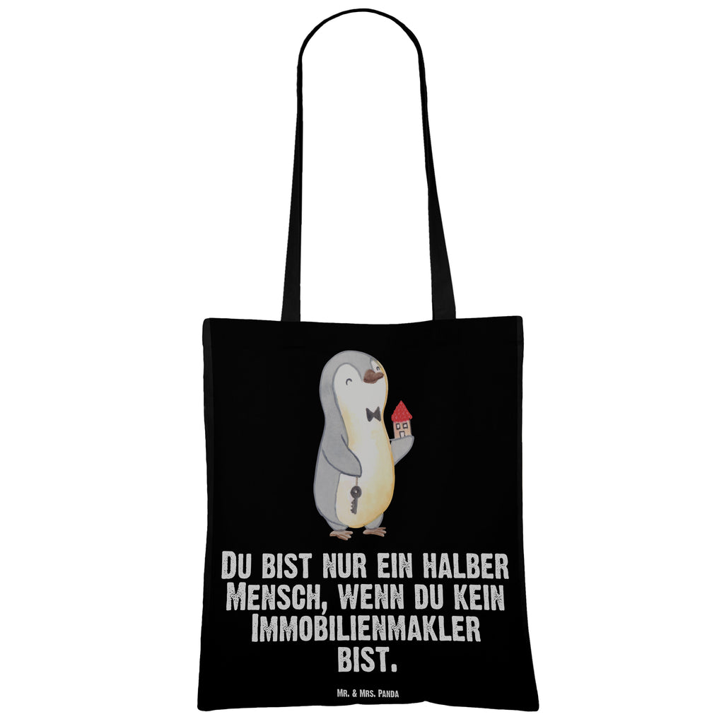 Tragetasche Immobilienmakler mit Herz Beuteltasche, Beutel, Einkaufstasche, Jutebeutel, Stoffbeutel, Beruf, Ausbildung, Jubiläum, Abschied, Rente, Kollege, Kollegin, Geschenk, Schenken, Arbeitskollege, Mitarbeiter, Firma, Danke, Dankeschön, Immobilienmakler, Immobilienhändler, Immobilienkaufmann, Immobilienbüro