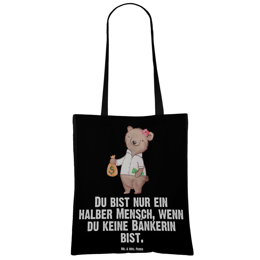 Tragetasche Bänkerin mit Herz Beuteltasche, Beutel, Einkaufstasche, Jutebeutel, Stoffbeutel, Beruf, Ausbildung, Jubiläum, Abschied, Rente, Kollege, Kollegin, Geschenk, Schenken, Arbeitskollege, Mitarbeiter, Firma, Danke, Dankeschön, Bänkerin, Bankfachfrau, Bankangestellte, Bankberaterin