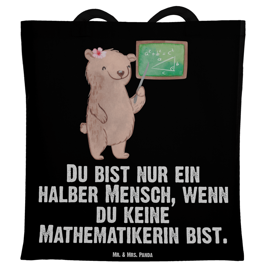Tragetasche Mathematikerin mit Herz Beuteltasche, Beutel, Einkaufstasche, Jutebeutel, Stoffbeutel, Beruf, Ausbildung, Jubiläum, Abschied, Rente, Kollege, Kollegin, Geschenk, Schenken, Arbeitskollege, Mitarbeiter, Firma, Danke, Dankeschön, Mathematikerin, Mathematik Studium, Studentin Mathe, Bachelor, Master