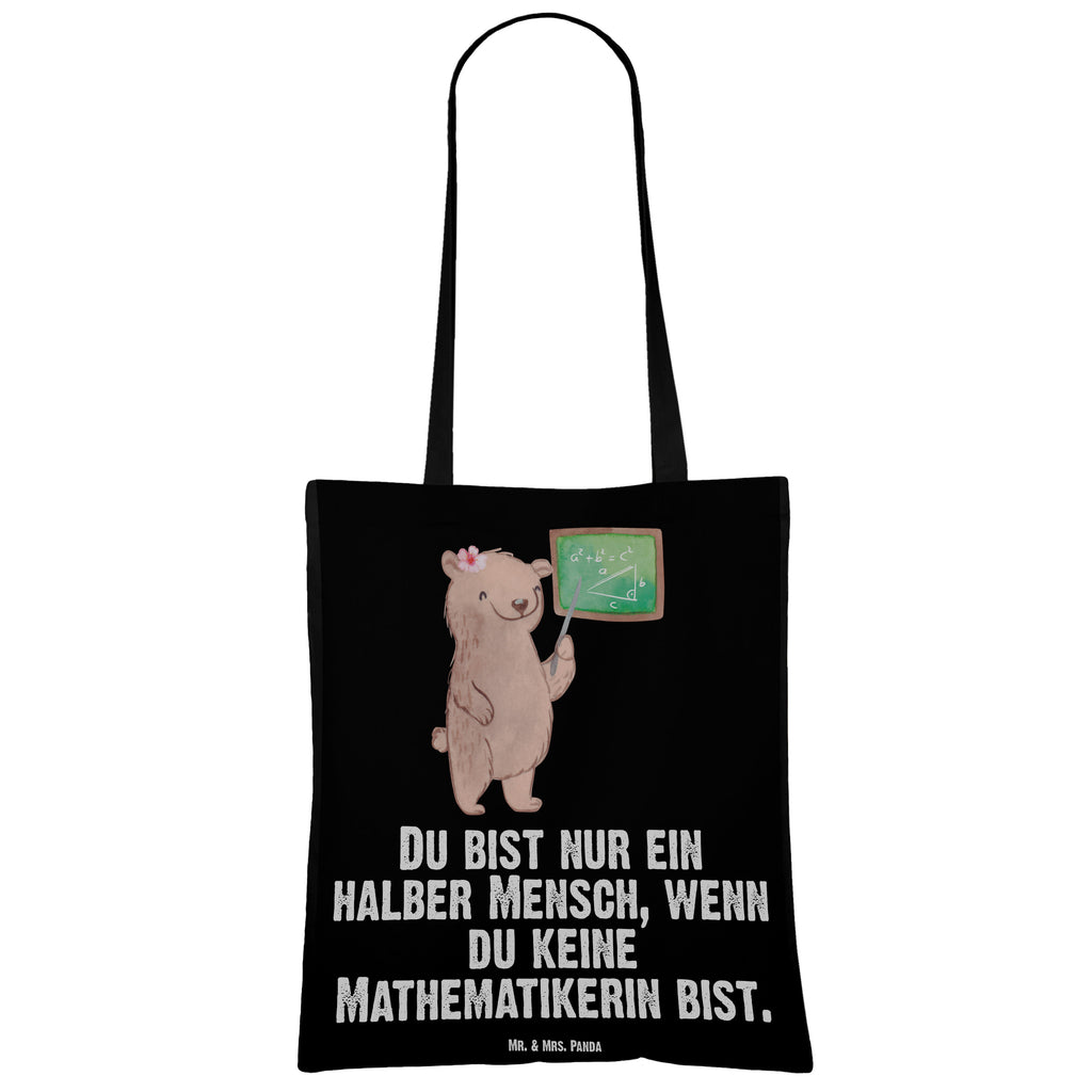 Tragetasche Mathematikerin mit Herz Beuteltasche, Beutel, Einkaufstasche, Jutebeutel, Stoffbeutel, Beruf, Ausbildung, Jubiläum, Abschied, Rente, Kollege, Kollegin, Geschenk, Schenken, Arbeitskollege, Mitarbeiter, Firma, Danke, Dankeschön, Mathematikerin, Mathematik Studium, Studentin Mathe, Bachelor, Master