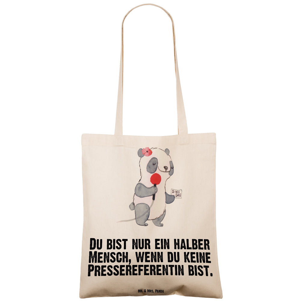 Tragetasche Pressereferentin mit Herz Beuteltasche, Beutel, Einkaufstasche, Jutebeutel, Stoffbeutel, Beruf, Ausbildung, Jubiläum, Abschied, Rente, Kollege, Kollegin, Geschenk, Schenken, Arbeitskollege, Mitarbeiter, Firma, Danke, Dankeschön, Pressereferentin, Pressemitarbeiterin, Presseagentur, Studium