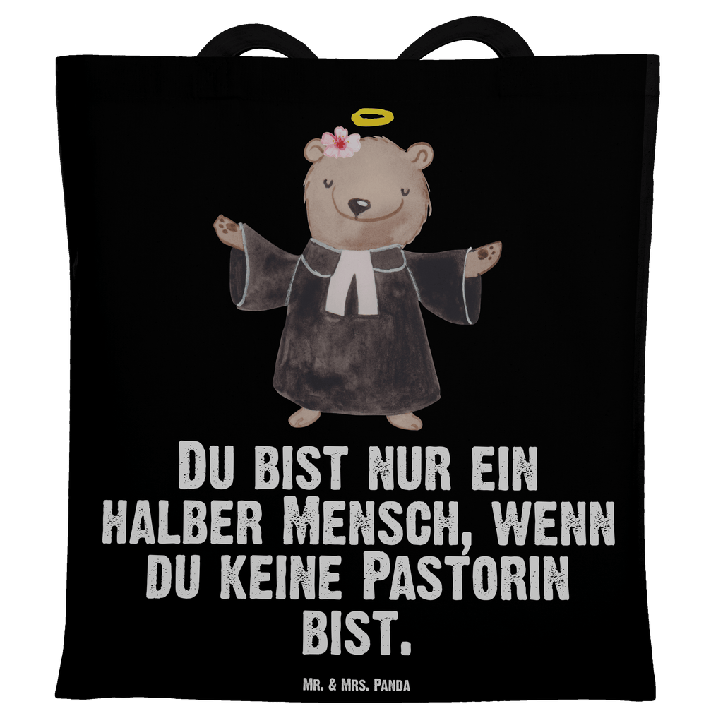Tragetasche Pastorin mit Herz Beuteltasche, Beutel, Einkaufstasche, Jutebeutel, Stoffbeutel, Beruf, Ausbildung, Jubiläum, Abschied, Rente, Kollege, Kollegin, Geschenk, Schenken, Arbeitskollege, Mitarbeiter, Firma, Danke, Dankeschön, Pastorin, Dienerin Gottes<br />Geistliche, Pfarrerin, Predigerin<br />Priesterin, Theologin, Kirche