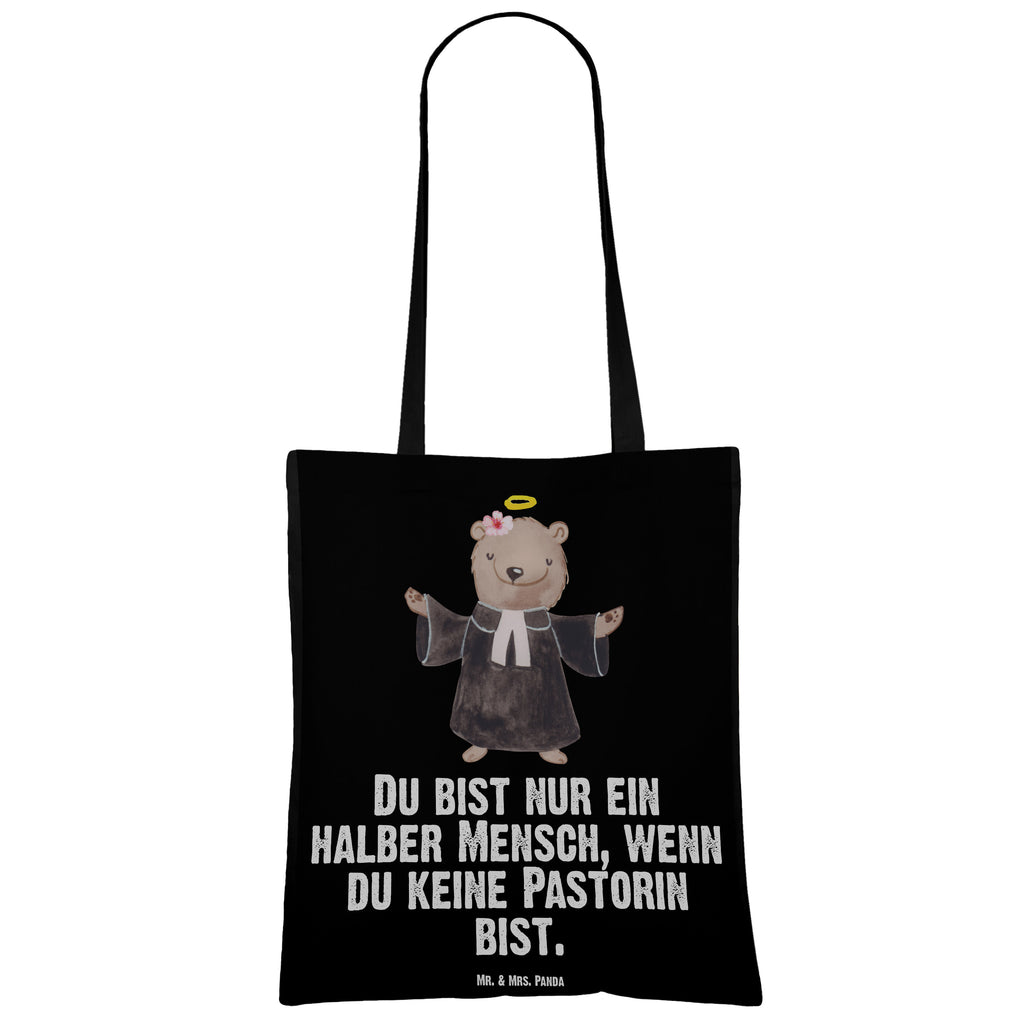 Tragetasche Pastorin mit Herz Beuteltasche, Beutel, Einkaufstasche, Jutebeutel, Stoffbeutel, Beruf, Ausbildung, Jubiläum, Abschied, Rente, Kollege, Kollegin, Geschenk, Schenken, Arbeitskollege, Mitarbeiter, Firma, Danke, Dankeschön, Pastorin, Dienerin Gottes<br />Geistliche, Pfarrerin, Predigerin<br />Priesterin, Theologin, Kirche