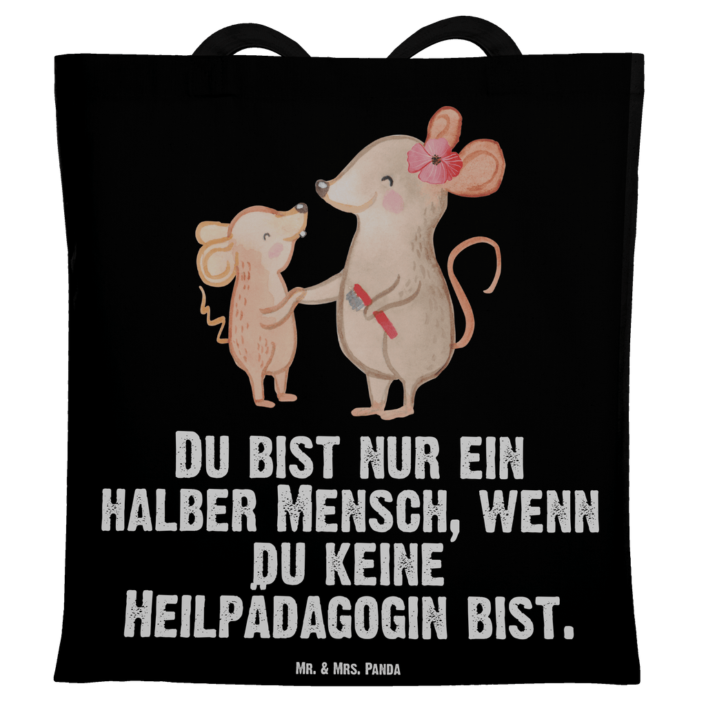 Tragetasche Heilpädagogin mit Herz Beuteltasche, Beutel, Einkaufstasche, Jutebeutel, Stoffbeutel, Beruf, Ausbildung, Jubiläum, Abschied, Rente, Kollege, Kollegin, Geschenk, Schenken, Arbeitskollege, Mitarbeiter, Firma, Danke, Dankeschön, Heilpädagogin, Heilpädagogik, Studium