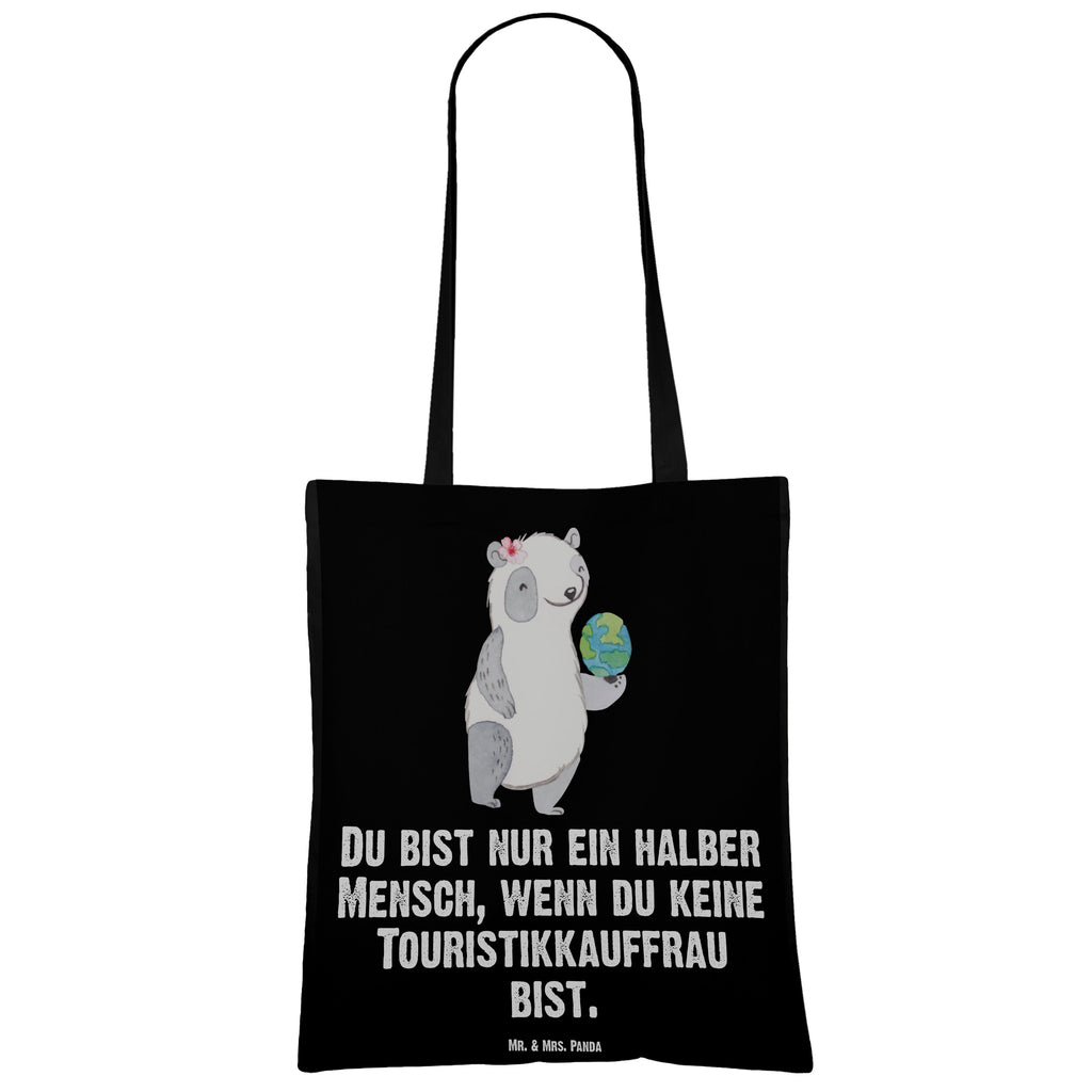 Tragetasche Touristikkauffrau mit Herz Beuteltasche, Beutel, Einkaufstasche, Jutebeutel, Stoffbeutel, Beruf, Ausbildung, Jubiläum, Abschied, Rente, Kollege, Kollegin, Geschenk, Schenken, Arbeitskollege, Mitarbeiter, Firma, Danke, Dankeschön
