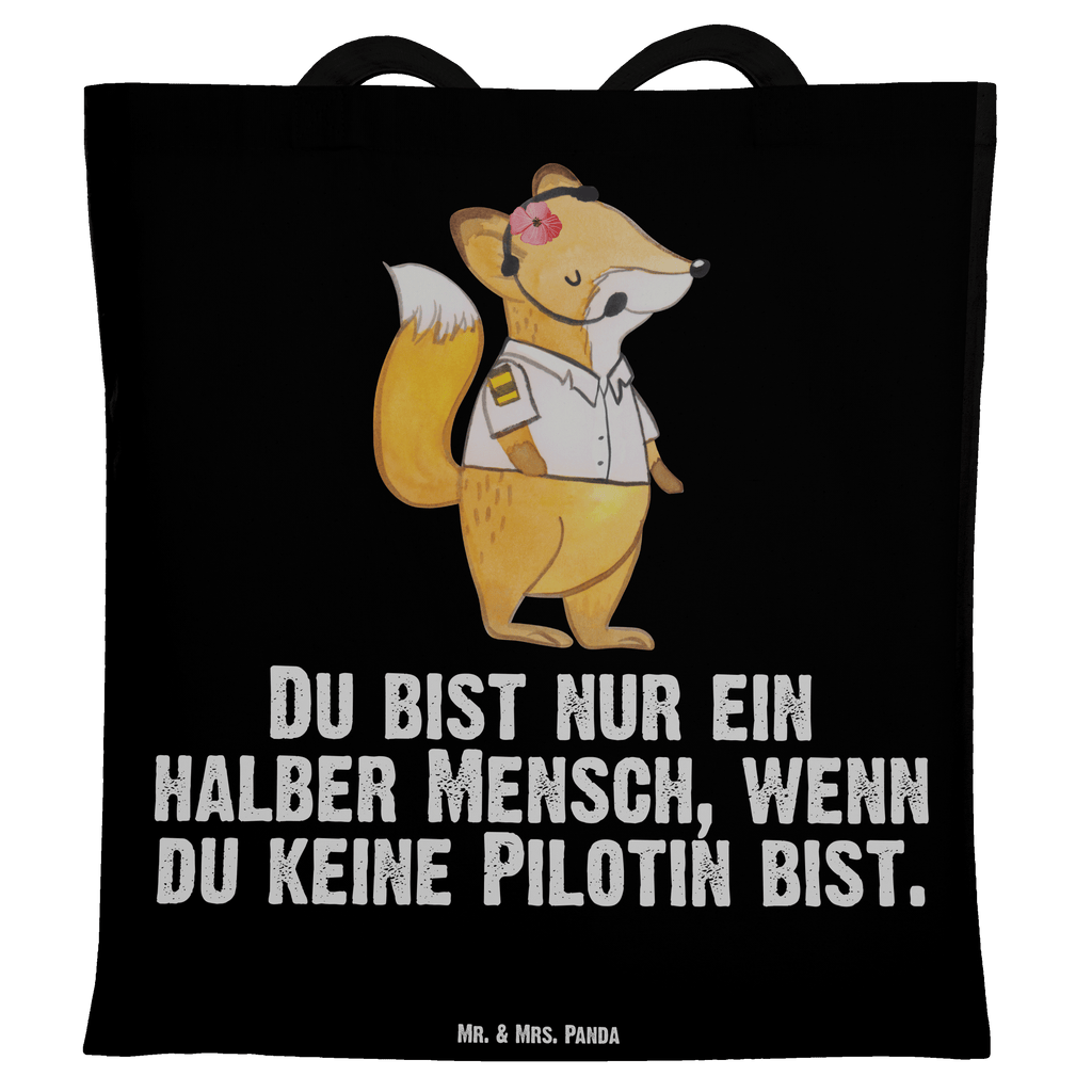 Tragetasche Pilotin mit Herz Beuteltasche, Beutel, Einkaufstasche, Jutebeutel, Stoffbeutel, Beruf, Ausbildung, Jubiläum, Abschied, Rente, Kollege, Kollegin, Geschenk, Schenken, Arbeitskollege, Mitarbeiter, Firma, Danke, Dankeschön, Pilotin, Flugkapitänin, Cockpit, Flugzeug
