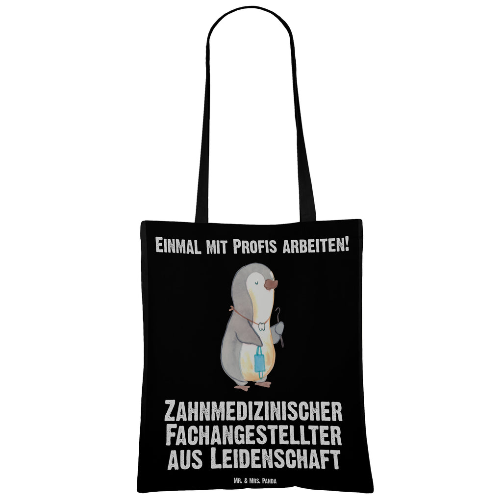 Tragetasche Zahnmedizinischer Fachangestellter aus Leidenschaft Beuteltasche, Beutel, Einkaufstasche, Jutebeutel, Stoffbeutel, Beruf, Ausbildung, Jubiläum, Abschied, Rente, Kollege, Kollegin, Geschenk, Schenken, Arbeitskollege, Mitarbeiter, Firma, Danke, Dankeschön