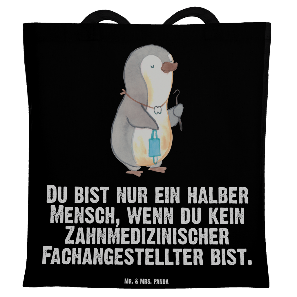 Tragetasche Zahnmedizinischer Fachangestellter mit Herz Beuteltasche, Beutel, Einkaufstasche, Jutebeutel, Stoffbeutel, Beruf, Ausbildung, Jubiläum, Abschied, Rente, Kollege, Kollegin, Geschenk, Schenken, Arbeitskollege, Mitarbeiter, Firma, Danke, Dankeschön