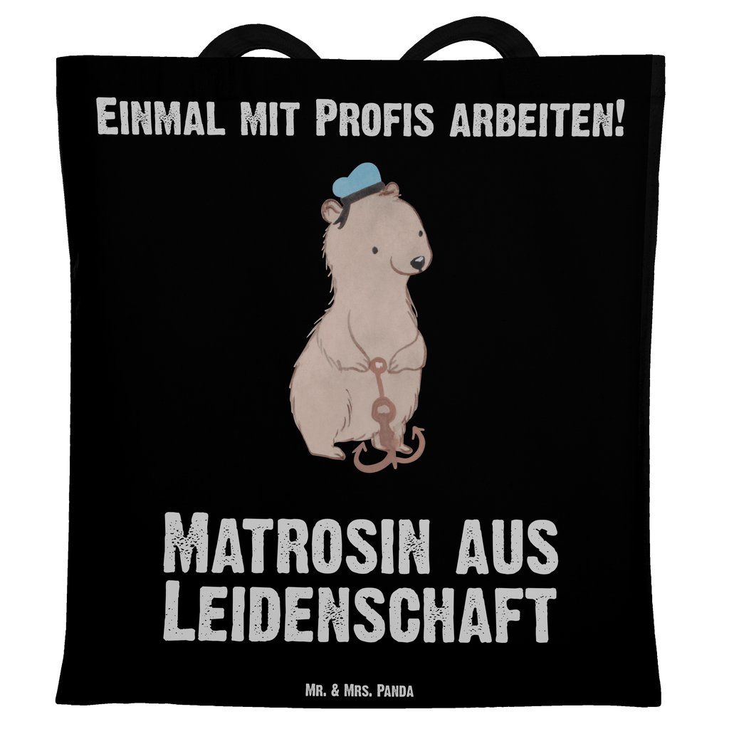 Tragetasche Matrosin aus Leidenschaft Beuteltasche, Beutel, Einkaufstasche, Jutebeutel, Stoffbeutel, Beruf, Ausbildung, Jubiläum, Abschied, Rente, Kollege, Kollegin, Geschenk, Schenken, Arbeitskollege, Mitarbeiter, Firma, Danke, Dankeschön, Matrosin, Seeleute, Schiff, Schiffsmechanikerin