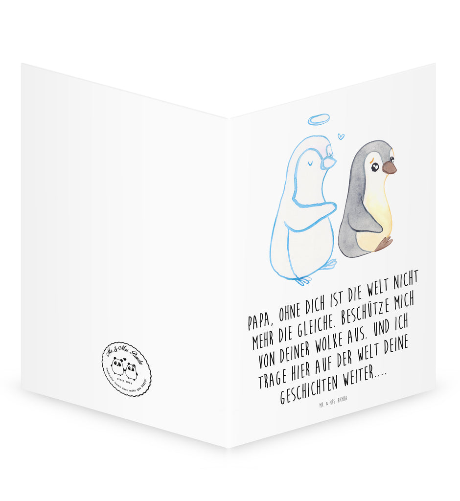 Klapp Trauerkarte Trauer  Papa Trauerkarte, Beileidskarte, Kondolenzkarte, Umschlag, Briefumschlag, Klappkarte, Tod, Gestorben, Trauer, Beerdigung, Beileid, Anteilnahme, Trauersprüche, Beileidsprüche, Verlust, Vater, Papa, Familienmitglied, Familie