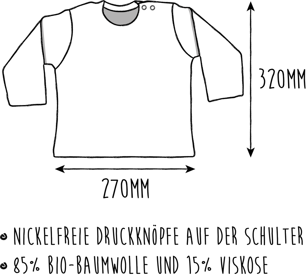 3-6 Monate Baby Longsleeve Tintenfisch Mädchen, Jungen, Baby, Langarm, Bio, Kleidung, Tiermotive, Gute Laune, lustige Sprüche, Tiere, Meer, Meerestier, Krake, Tintenfisch, Arme, Wasser, Ozean