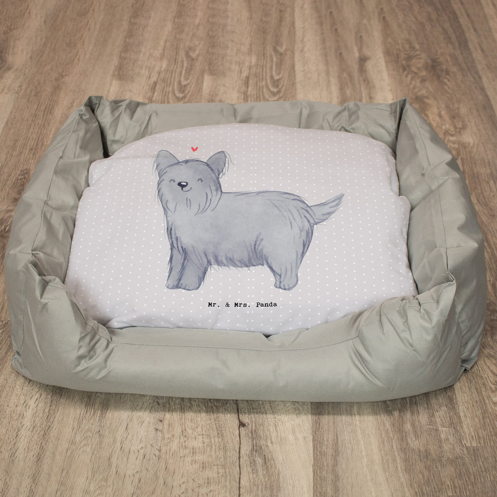 Hundebett Skye Terrier Lebensretter Hundebett, Hundeliege, Liegeplatz, Hund, Hundekörbchen, Körbchen, Tierbett, Hundebett Luxus, Hundekissen, Hundesofa, Hundeschlafplatz, Hundebettchen, Hundemöbel, Hundedecke, Hunderasse, Rassehund, Hundebesitzer, Geschenk, Tierfreund, Schenken, Welpe, Skye Terrier, Terrier