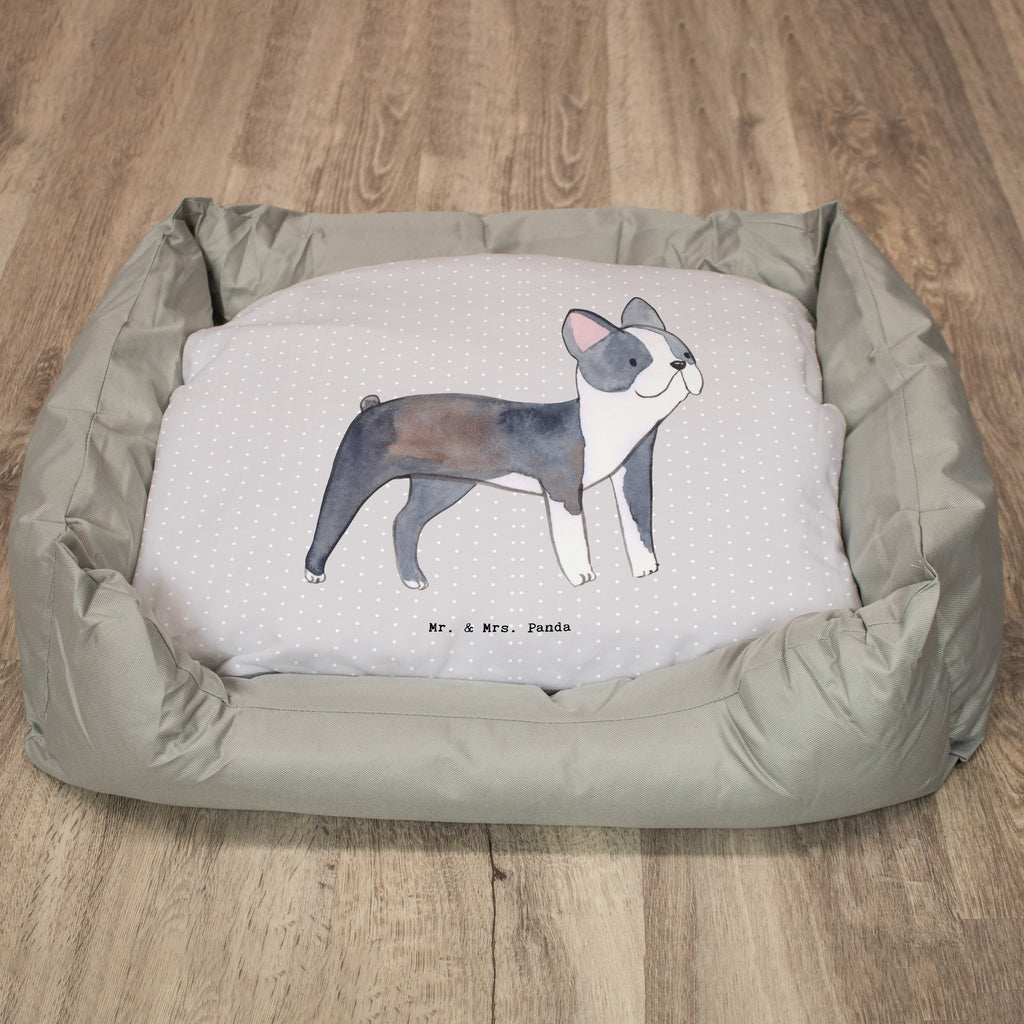 Hundebett Boston Terrier Moment Hundebett, Hundeliege, Liegeplatz, Hund, Hundekörbchen, Körbchen, Tierbett, Hundebett Luxus, Hundekissen, Hundesofa, Hundeschlafplatz, Hundebettchen, Hundemöbel, Hundedecke, Hunderasse, Rassehund, Hundebesitzer, Geschenk, Tierfreund, Schenken, Welpe, Boston Terrier