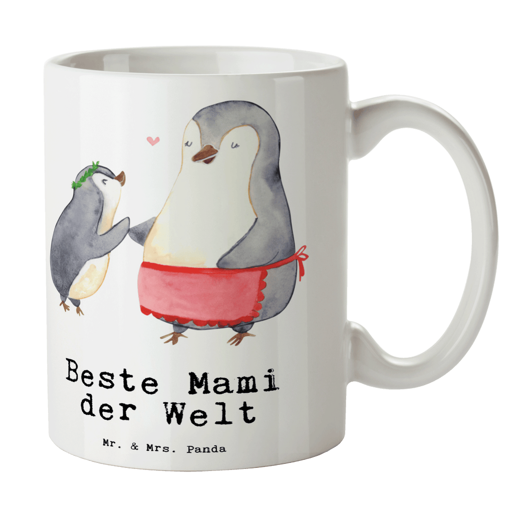 Tasse Pinguin Beste Mami der Welt Becher, Kaffeetasse, Kaffeebecher, Tee, Frühstück, Büro, für, Dankeschön, Geschenk, Schenken, Geburtstag, Geburtstagsgeschenk, Geschenkidee, Danke, Bedanken, Mitbringsel, Freude machen, Geschenktipp, Mama, Mami, Mutter, Muttertag, Mutti, Ma, Tochter, Sohn, Beste Mama, Beste, Supermama