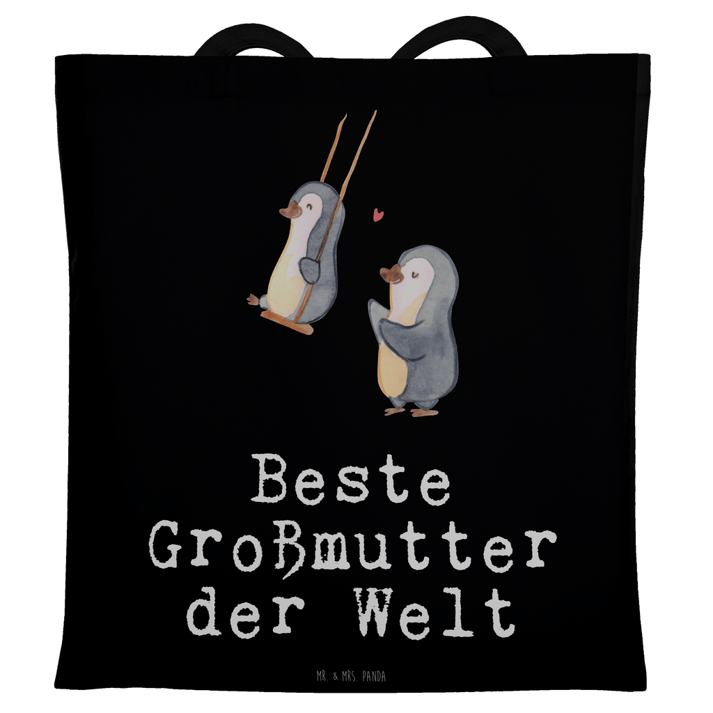 Tragetasche Pinguin Beste Großmutter der Welt Beuteltasche, Beutel, Einkaufstasche, Jutebeutel, Stoffbeutel, für, Dankeschön, Geschenk, Schenken, Geburtstag, Geburtstagsgeschenk, Geschenkidee, Danke, Bedanken, Mitbringsel, Freude machen, Geschenktipp, Großmutter, Omi, Oma, Oma geworden, Grosseltern