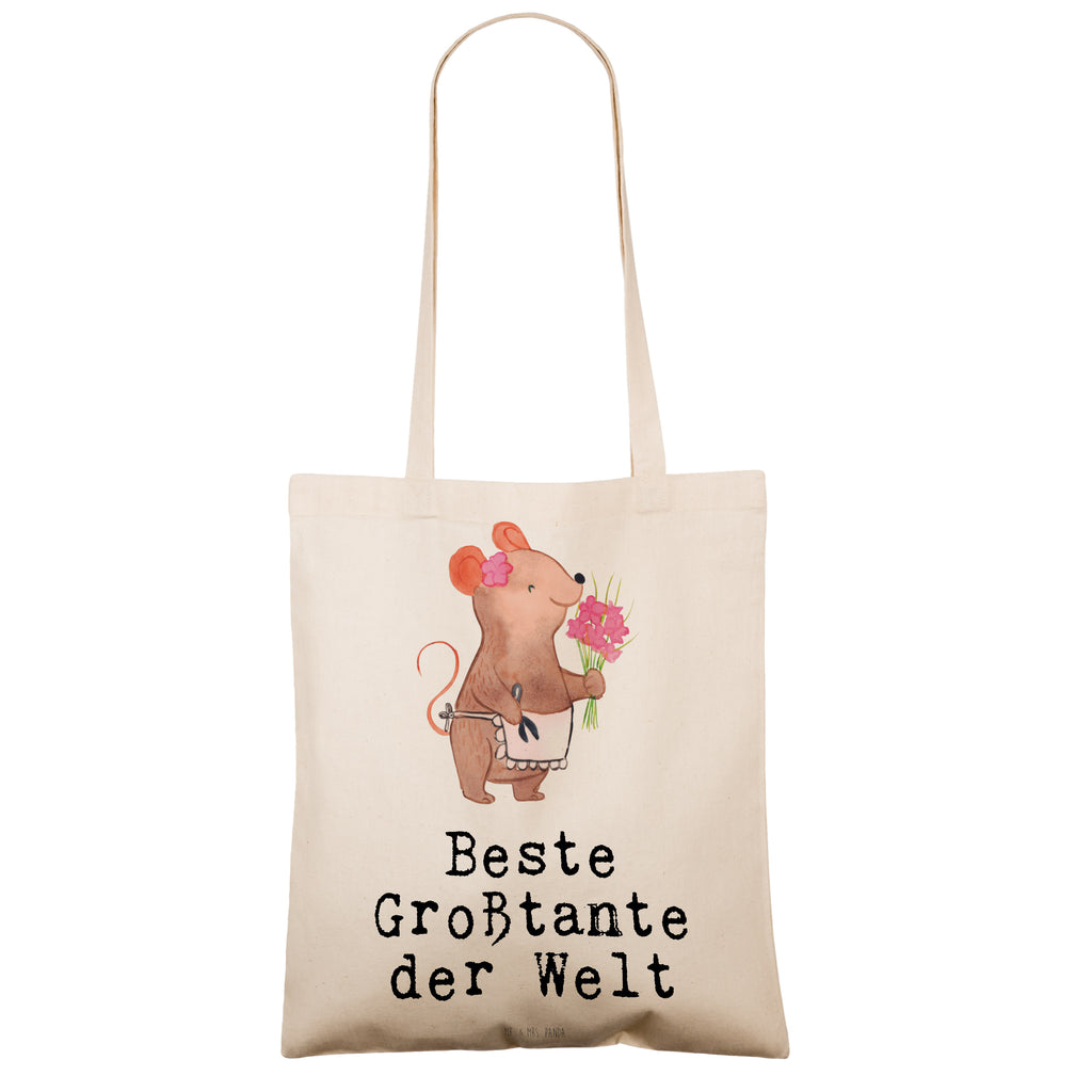 Tragetasche Maus Beste Großtante der Welt Beuteltasche, Beutel, Einkaufstasche, Jutebeutel, Stoffbeutel, für, Dankeschön, Geschenk, Schenken, Geburtstag, Geburtstagsgeschenk, Geschenkidee, Danke, Bedanken, Mitbringsel, Freude machen, Geschenktipp, Großtante, Grosstante, Tante, Lieblingstante, Familie, Schwester, Tanten, Kleinigkeit, Beste, Nichte, Neffe, Groß