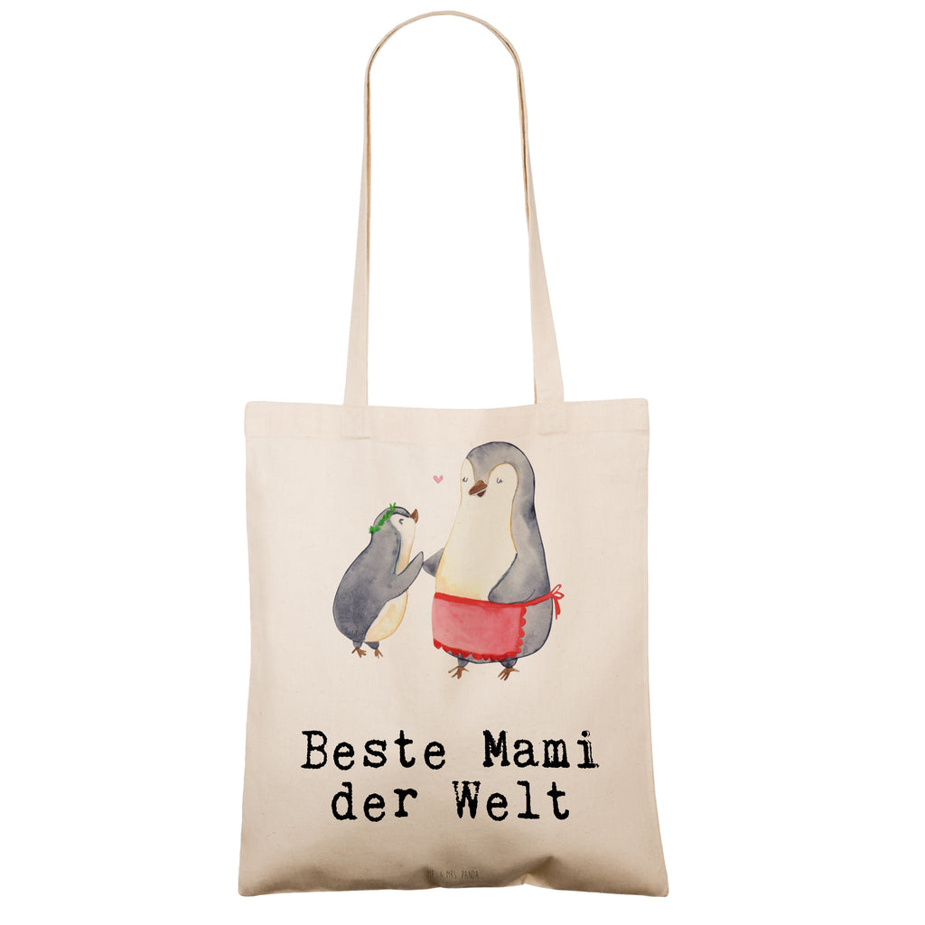 Tragetasche Pinguin Beste Mami der Welt Beuteltasche, Beutel, Einkaufstasche, Jutebeutel, Stoffbeutel, für, Dankeschön, Geschenk, Schenken, Geburtstag, Geburtstagsgeschenk, Geschenkidee, Danke, Bedanken, Mitbringsel, Freude machen, Geschenktipp, Mama, Mami, Mutter, Muttertag, Mutti, Ma, Tochter, Sohn, Beste Mama, Beste, Supermama