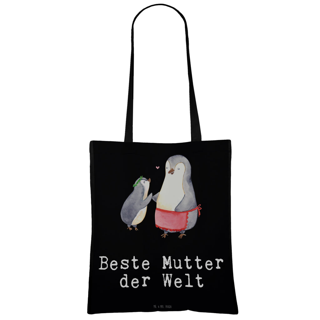 Tragetasche Pinguin Beste Mutter der Welt Beuteltasche, Beutel, Einkaufstasche, Jutebeutel, Stoffbeutel, für, Dankeschön, Geschenk, Schenken, Geburtstag, Geburtstagsgeschenk, Geschenkidee, Danke, Bedanken, Mitbringsel, Freude machen, Geschenktipp, Mama, Mami, Mutter, Muttertag, Mutti, Ma, Tochter, Sohn, Beste Mama, Beste, Supermama