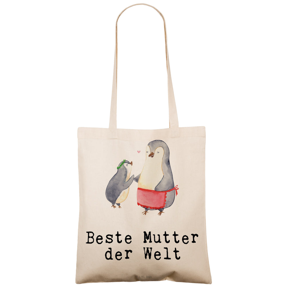 Tragetasche Pinguin Beste Mutter der Welt Beuteltasche, Beutel, Einkaufstasche, Jutebeutel, Stoffbeutel, für, Dankeschön, Geschenk, Schenken, Geburtstag, Geburtstagsgeschenk, Geschenkidee, Danke, Bedanken, Mitbringsel, Freude machen, Geschenktipp, Mama, Mami, Mutter, Muttertag, Mutti, Ma, Tochter, Sohn, Beste Mama, Beste, Supermama