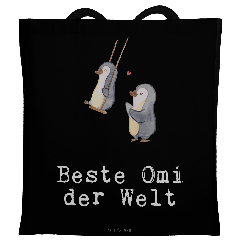 Tragetasche Pinguin Beste Omi der Welt Beuteltasche, Beutel, Einkaufstasche, Jutebeutel, Stoffbeutel, für, Dankeschön, Geschenk, Schenken, Geburtstag, Geburtstagsgeschenk, Geschenkidee, Danke, Bedanken, Mitbringsel, Freude machen, Geschenktipp, Großmutter, Oma, Omi, Großpapa, Großmama, Enkel, Enkelin, Enkelkind, Kleinigkeit, Ommi, Omma, Bester