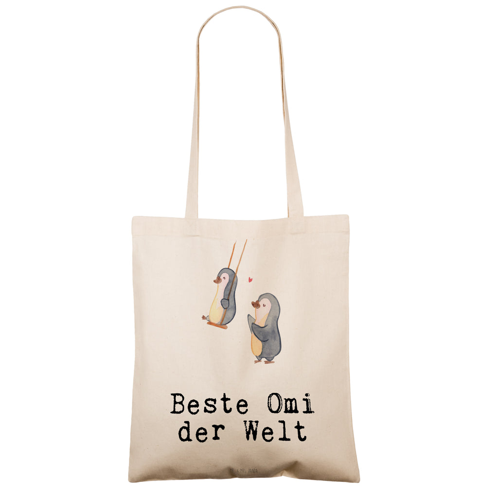 Tragetasche Pinguin Beste Omi der Welt Beuteltasche, Beutel, Einkaufstasche, Jutebeutel, Stoffbeutel, für, Dankeschön, Geschenk, Schenken, Geburtstag, Geburtstagsgeschenk, Geschenkidee, Danke, Bedanken, Mitbringsel, Freude machen, Geschenktipp, Großmutter, Oma, Omi, Großpapa, Großmama, Enkel, Enkelin, Enkelkind, Kleinigkeit, Ommi, Omma, Bester