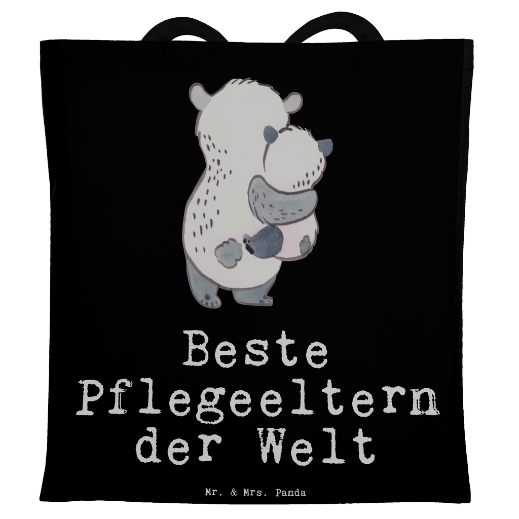 Tragetasche Panda Beste Pflegeeltern der Welt Beuteltasche, Beutel, Einkaufstasche, Jutebeutel, Stoffbeutel, für, Dankeschön, Geschenk, Schenken, Geburtstag, Geburtstagsgeschenk, Geschenkidee, Danke, Bedanken, Mitbringsel, Freude machen, Geschenktipp, Pflegeeltern, Pflegekind, Adoption, Eltern, Mama, Papa, Mami, Papi, Familie, Elternpaar, Mama und Papa