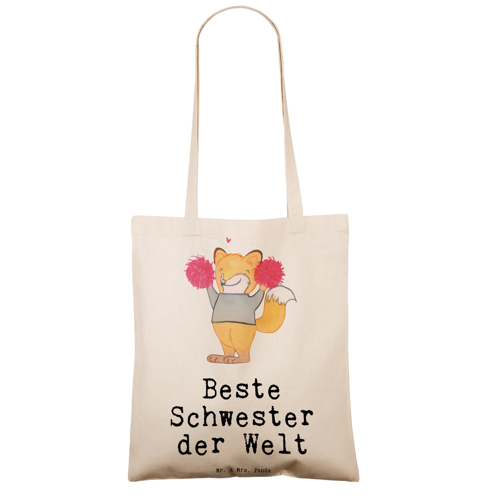 Tragetasche Fuchs Beste Schwester der Welt Beuteltasche, Beutel, Einkaufstasche, Jutebeutel, Stoffbeutel, für, Dankeschön, Geschenk, Schenken, Geburtstag, Geburtstagsgeschenk, Geschenkidee, Danke, Bedanken, Mitbringsel, Freude machen, Geschenktipp, Schwester, Geschwister, Schwesterherz, Sister, Familie, Kleinigkeit, Beste, Tochter