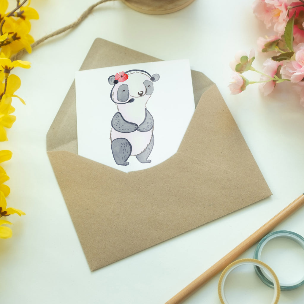 Grußkarte Panda Beste Arbeitskollegin der Welt Klappkarte, Einladungskarte, Glückwunschkarte, Hochzeitskarte, Geburtstagskarte, Karte, für, Dankeschön, Geschenk, Schenken, Geburtstag, Geburtstagsgeschenk, Geschenkidee, Danke, Bedanken, Mitbringsel, Freude machen, Geschenktipp, Arbeitskollegin, Kollegin, Freundin, Büro, Abschiedsgeschenk, Ruhestand, Arbeit, Mitarbeiterin, Berufsgenossin, Beruf