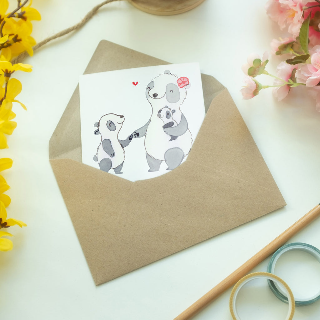 Grußkarte Panda Beste Mom der Welt Klappkarte, Einladungskarte, Glückwunschkarte, Hochzeitskarte, Geburtstagskarte, Karte, für, Dankeschön, Geschenk, Schenken, Geburtstag, Geburtstagsgeschenk, Geschenkidee, Danke, Bedanken, Mitbringsel, Freude machen, Geschenktipp, Mom, Mommy, Mama, Mami, Mutter, Muttertag, Mutti, Ma, Tochter, Sohn, Beste Mama, Beste, Supermama