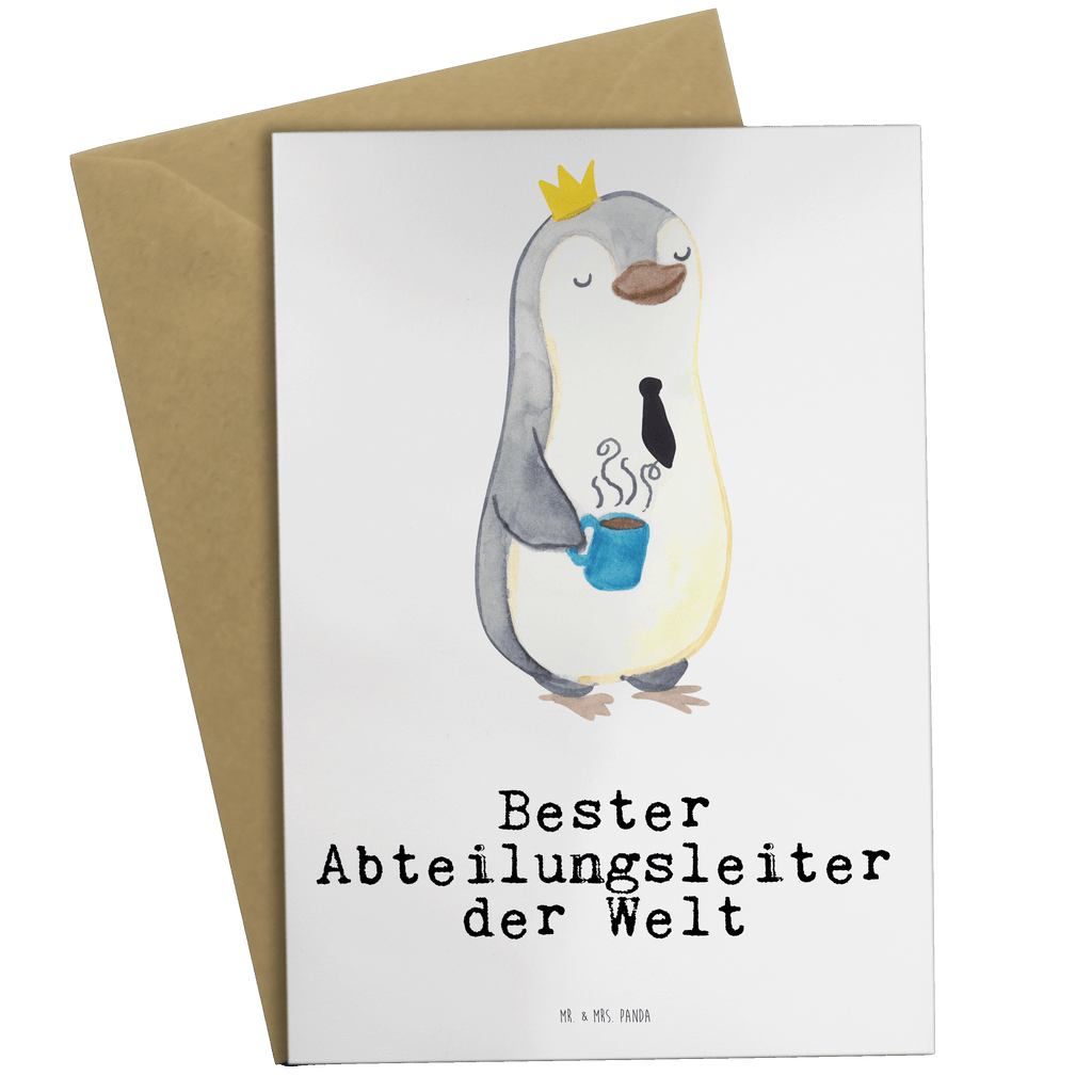 Grußkarte Pinguin Bester Abteilungsleiter der Welt Klappkarte, Einladungskarte, Glückwunschkarte, Hochzeitskarte, Geburtstagskarte, Karte, für, Dankeschön, Geschenk, Schenken, Geburtstag, Geburtstagsgeschenk, Geschenkidee, Danke, Bedanken, Mitbringsel, Freude machen, Geschenktipp, Abteilungsleiter, Leiter, Geschäftsführer, Vorgesetzter, Kollege, Arbeit, Büro, Abschiedsgeschenk, Ruhestand, Abschied, Chef