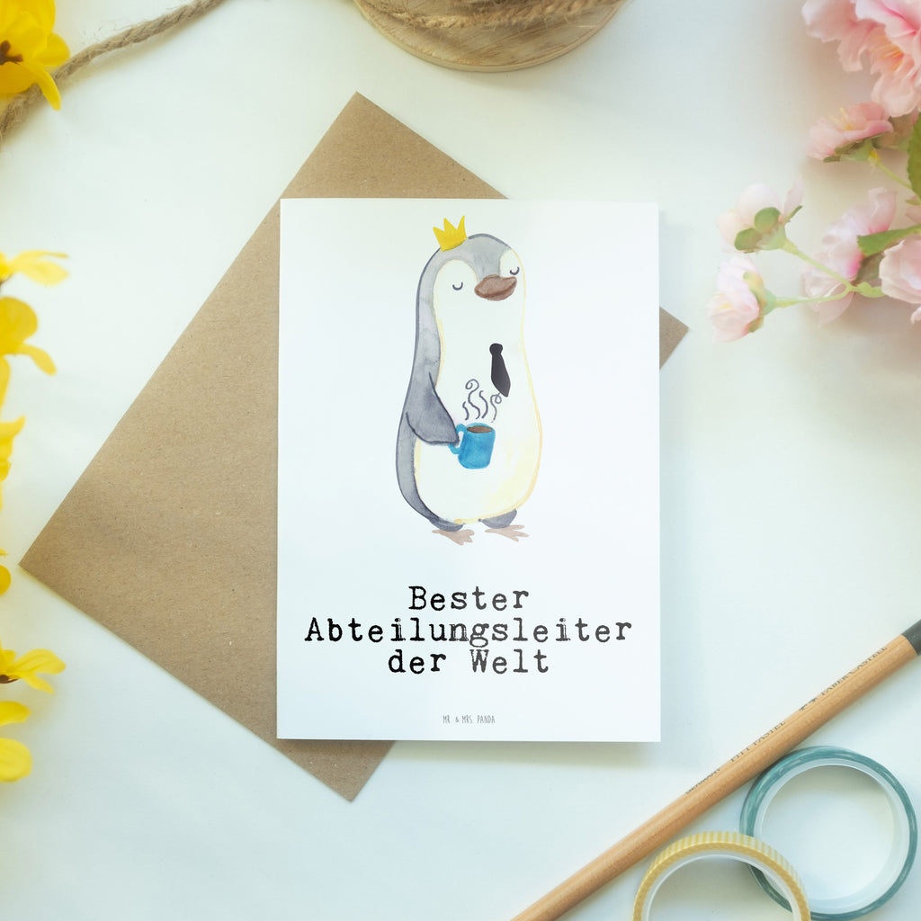 Grußkarte Pinguin Bester Abteilungsleiter der Welt Klappkarte, Einladungskarte, Glückwunschkarte, Hochzeitskarte, Geburtstagskarte, Karte, für, Dankeschön, Geschenk, Schenken, Geburtstag, Geburtstagsgeschenk, Geschenkidee, Danke, Bedanken, Mitbringsel, Freude machen, Geschenktipp, Abteilungsleiter, Leiter, Geschäftsführer, Vorgesetzter, Kollege, Arbeit, Büro, Abschiedsgeschenk, Ruhestand, Abschied, Chef
