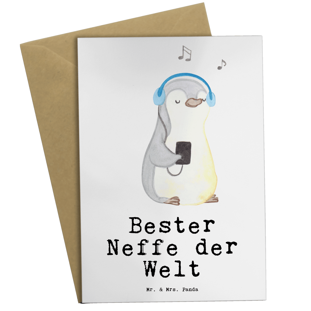 Grußkarte Pinguin Bester Neffe der Welt Klappkarte, Einladungskarte, Glückwunschkarte, Hochzeitskarte, Geburtstagskarte, Karte, für, Dankeschön, Geschenk, Schenken, Geburtstag, Geburtstagsgeschenk, Geschenkidee, Danke, Bedanken, Mitbringsel, Freude machen, Geschenktipp, Neffe, Onkel, Tante, Patentante, Patentonkel, Patenkind, Taufe, Sohn der Schwester, Sohn des Bruders, Bester