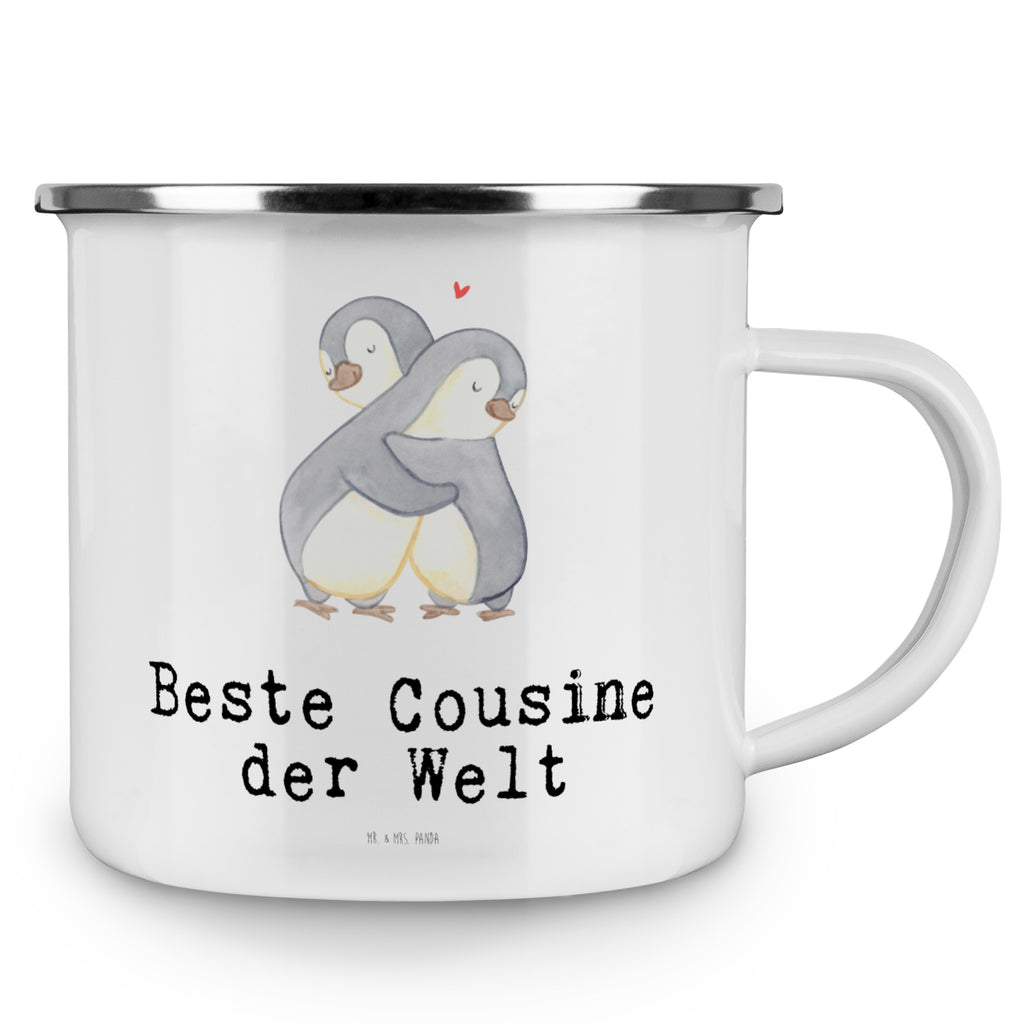 Camping Emaille Tasse Pinguin Beste Cousine der Welt Campingtasse, Trinkbecher, Metalltasse, Outdoor Tasse, Emaille Trinkbecher, Blechtasse Outdoor, Emaille Campingbecher, Edelstahl Trinkbecher, Metalltasse für Camping, Kaffee Blechtasse, Camping Tasse Metall, für, Dankeschön, Geschenk, Schenken, Geburtstag, Geburtstagsgeschenk, Geschenkidee, Danke, Bedanken, Mitbringsel, Freude machen, Geschenktipp, Cousine, Kusine, Kousine, Cousinchen, Tochter von Onkel, Tochter von Tante, Familie, Verwandtschaft, Cousin