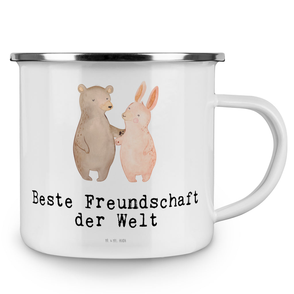 Camping Emaille Tasse Hase Beste Freundschaft der Welt Campingtasse, Trinkbecher, Metalltasse, Outdoor Tasse, Emaille Trinkbecher, Blechtasse Outdoor, Emaille Campingbecher, Edelstahl Trinkbecher, Metalltasse für Camping, Kaffee Blechtasse, Camping Tasse Metall, für, Dankeschön, Geschenk, Schenken, Geburtstag, Geburtstagsgeschenk, Geschenkidee, Danke, Bedanken, Mitbringsel, Freude machen, Geschenktipp, Freundschaft, Freunde, Freunde fürs Leben, best friends, Freundin, Freund, Clique, Kumpel, bae, bff