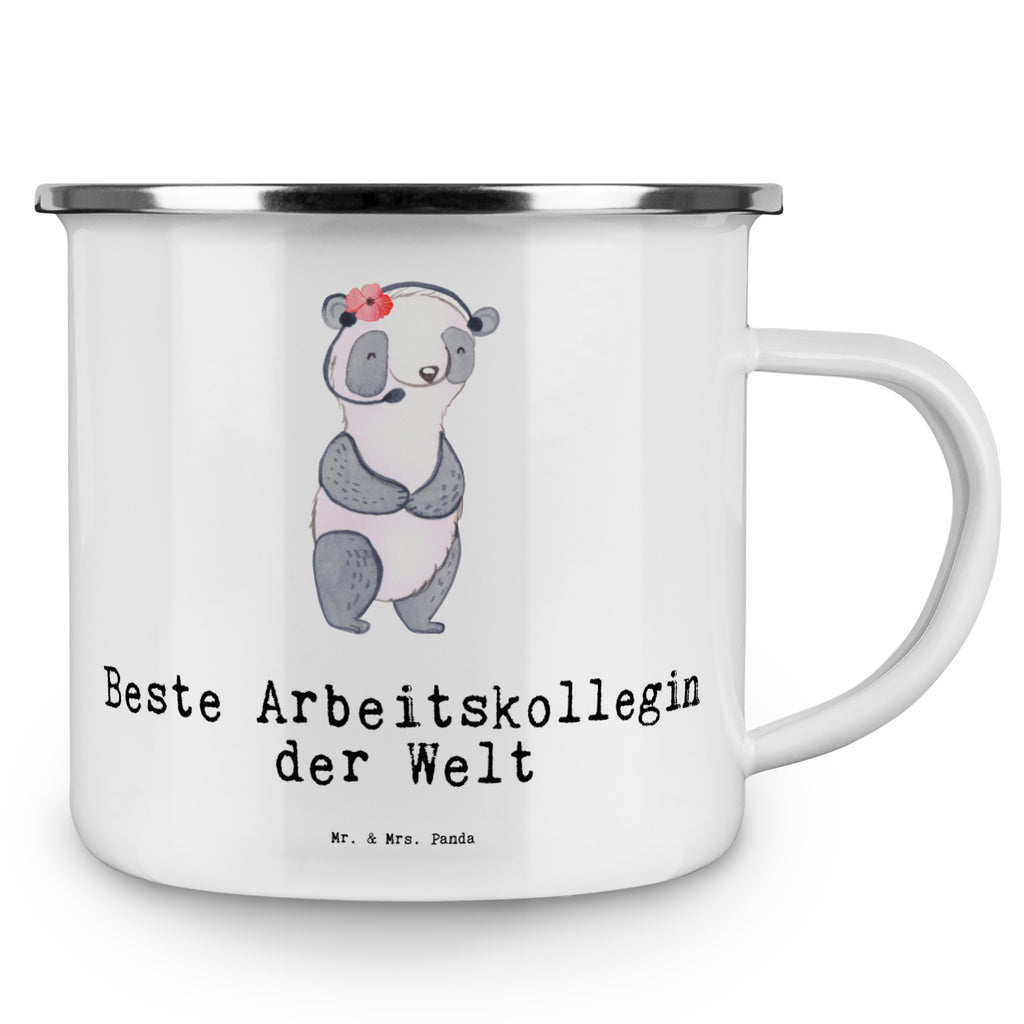 Camping Emaille Tasse Panda Beste Arbeitskollegin der Welt Campingtasse, Trinkbecher, Metalltasse, Outdoor Tasse, Emaille Trinkbecher, Blechtasse Outdoor, Emaille Campingbecher, Edelstahl Trinkbecher, Metalltasse für Camping, Kaffee Blechtasse, Camping Tasse Metall, für, Dankeschön, Geschenk, Schenken, Geburtstag, Geburtstagsgeschenk, Geschenkidee, Danke, Bedanken, Mitbringsel, Freude machen, Geschenktipp, Arbeitskollegin, Kollegin, Freundin, Büro, Abschiedsgeschenk, Ruhestand, Arbeit, Mitarbeiterin, Berufsgenossin, Beruf