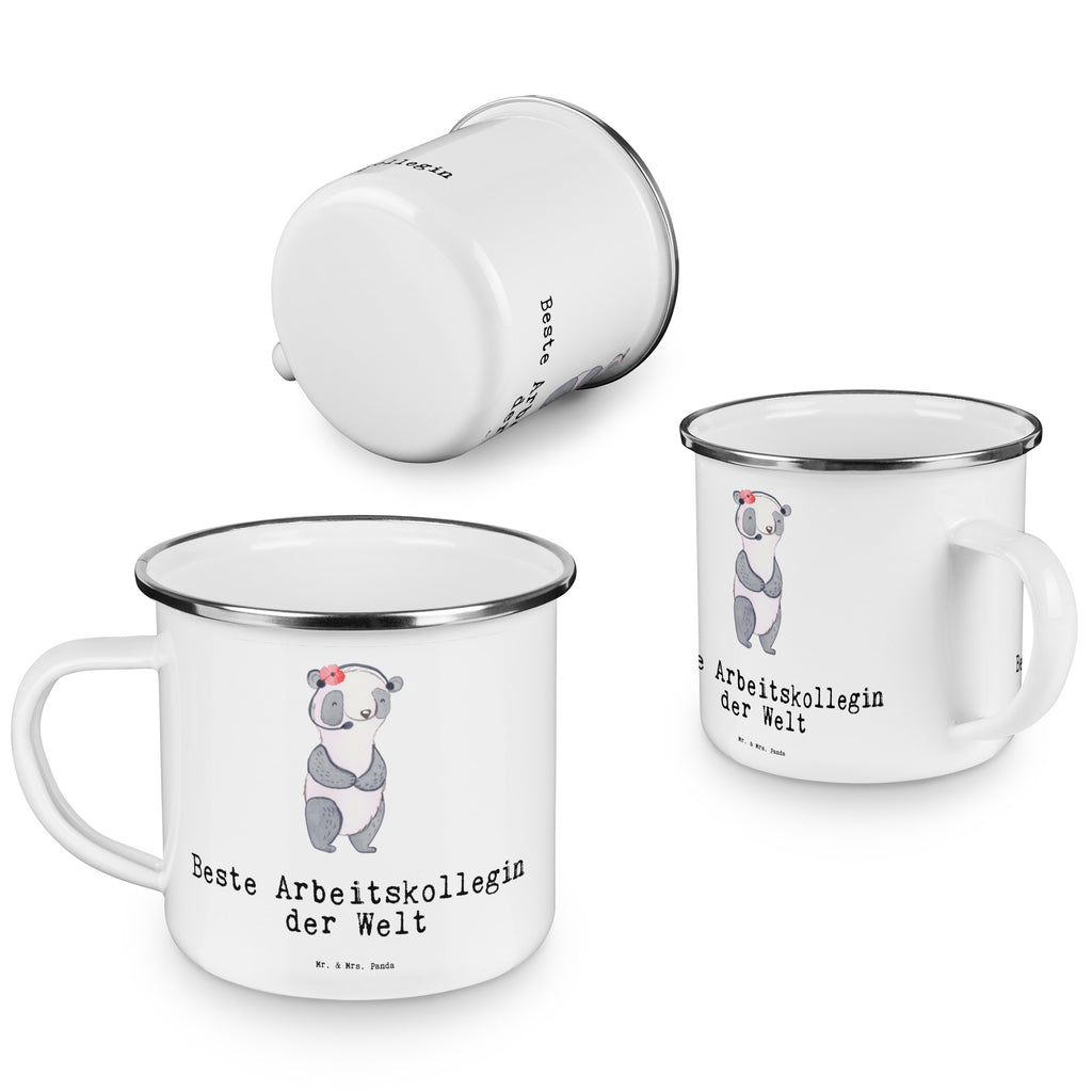 Camping Emaille Tasse Panda Beste Arbeitskollegin der Welt Campingtasse, Trinkbecher, Metalltasse, Outdoor Tasse, Emaille Trinkbecher, Blechtasse Outdoor, Emaille Campingbecher, Edelstahl Trinkbecher, Metalltasse für Camping, Kaffee Blechtasse, Camping Tasse Metall, für, Dankeschön, Geschenk, Schenken, Geburtstag, Geburtstagsgeschenk, Geschenkidee, Danke, Bedanken, Mitbringsel, Freude machen, Geschenktipp, Arbeitskollegin, Kollegin, Freundin, Büro, Abschiedsgeschenk, Ruhestand, Arbeit, Mitarbeiterin, Berufsgenossin, Beruf