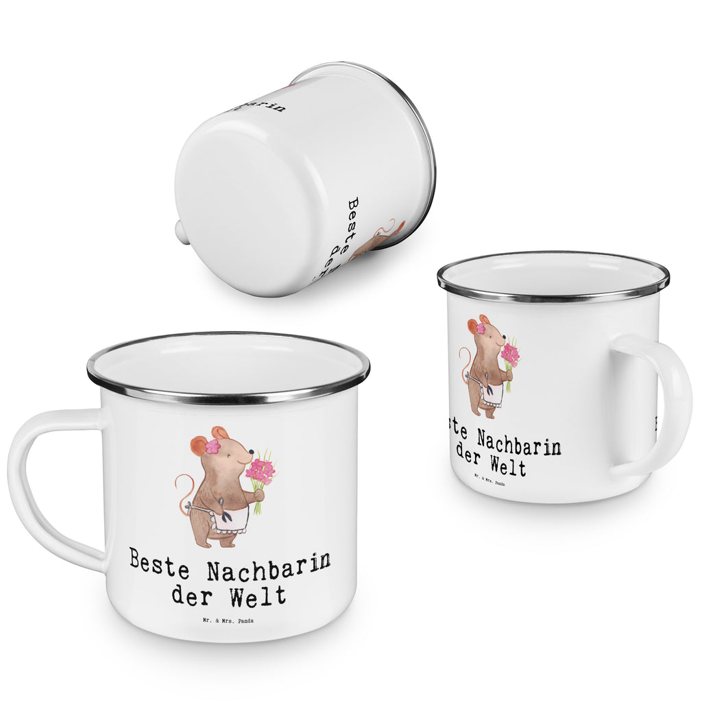 Camping Emaille Tasse Maus Beste Nachbarin der Welt Campingtasse, Trinkbecher, Metalltasse, Outdoor Tasse, Emaille Trinkbecher, Blechtasse Outdoor, Emaille Campingbecher, Edelstahl Trinkbecher, Metalltasse für Camping, Kaffee Blechtasse, Camping Tasse Metall, für, Dankeschön, Geschenk, Schenken, Geburtstag, Geburtstagsgeschenk, Geschenkidee, Danke, Bedanken, Mitbringsel, Freude machen, Geschenktipp, Nachbarin, Nachbarn, Nachbarschaft, Freundin, Angrenzer, Anwohnerin, Bewohnerin, Freundschaft