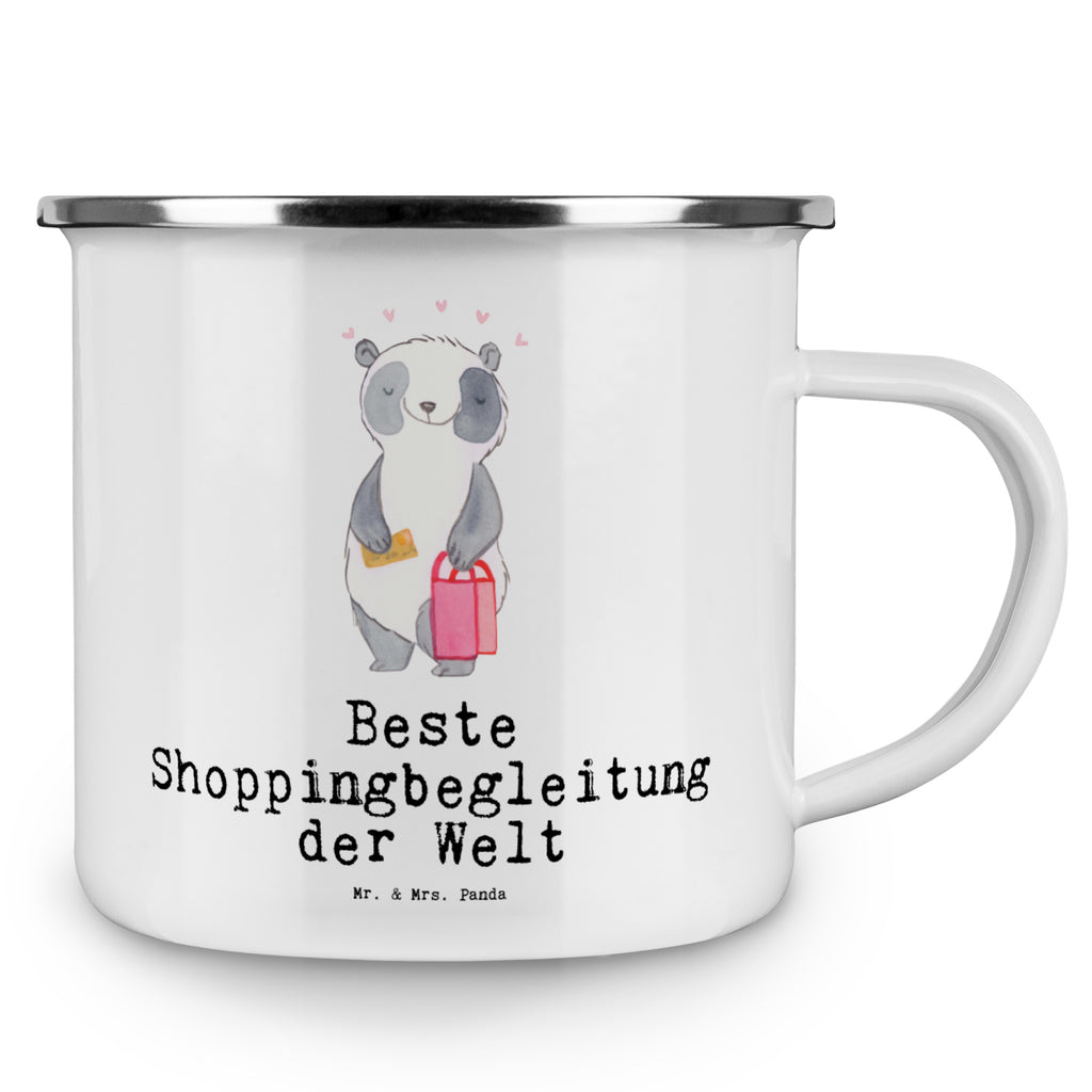 Camping Emaille Tasse Panda Beste Shoppingbegleitung der Welt Campingtasse, Trinkbecher, Metalltasse, Outdoor Tasse, Emaille Trinkbecher, Blechtasse Outdoor, Emaille Campingbecher, Edelstahl Trinkbecher, Metalltasse für Camping, Kaffee Blechtasse, Camping Tasse Metall, für, Dankeschön, Geschenk, Schenken, Geburtstag, Geburtstagsgeschenk, Geschenkidee, Danke, Bedanken, Mitbringsel, Freude machen, Geschenktipp, Shoppingbegleitung, Shoppingpartner, Begleitung, Shoppen, Partner, Freundin, Freund, bff, Shopping, Einkaufen, Shopping-Queen, Queen, Bester