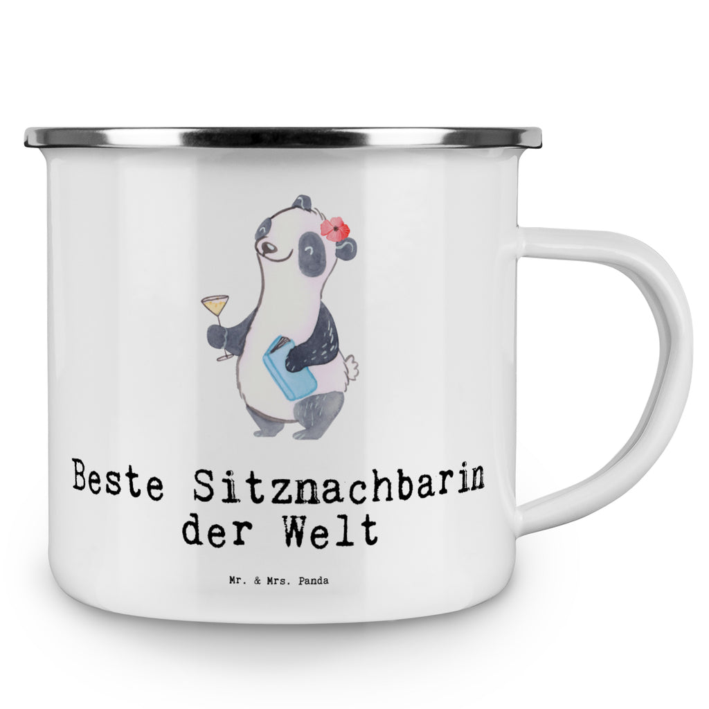 Camping Emaille Tasse Panda Beste Sitznachbarin der Welt Campingtasse, Trinkbecher, Metalltasse, Outdoor Tasse, Emaille Trinkbecher, Blechtasse Outdoor, Emaille Campingbecher, Edelstahl Trinkbecher, Metalltasse für Camping, Kaffee Blechtasse, Camping Tasse Metall, für, Dankeschön, Geschenk, Schenken, Geburtstag, Geburtstagsgeschenk, Geschenkidee, Danke, Bedanken, Mitbringsel, Freude machen, Geschenktipp, Sitznachbarin, Stuhlnachbar, Mitschülerin, Nachbarin, Uni, Universität, Seminar, Kommilitone, Tischnachbar, Schule, Mitstudentin, Hochschule, Beste Sitznachbarin der Welt, Weltbeste Sitznachbarin