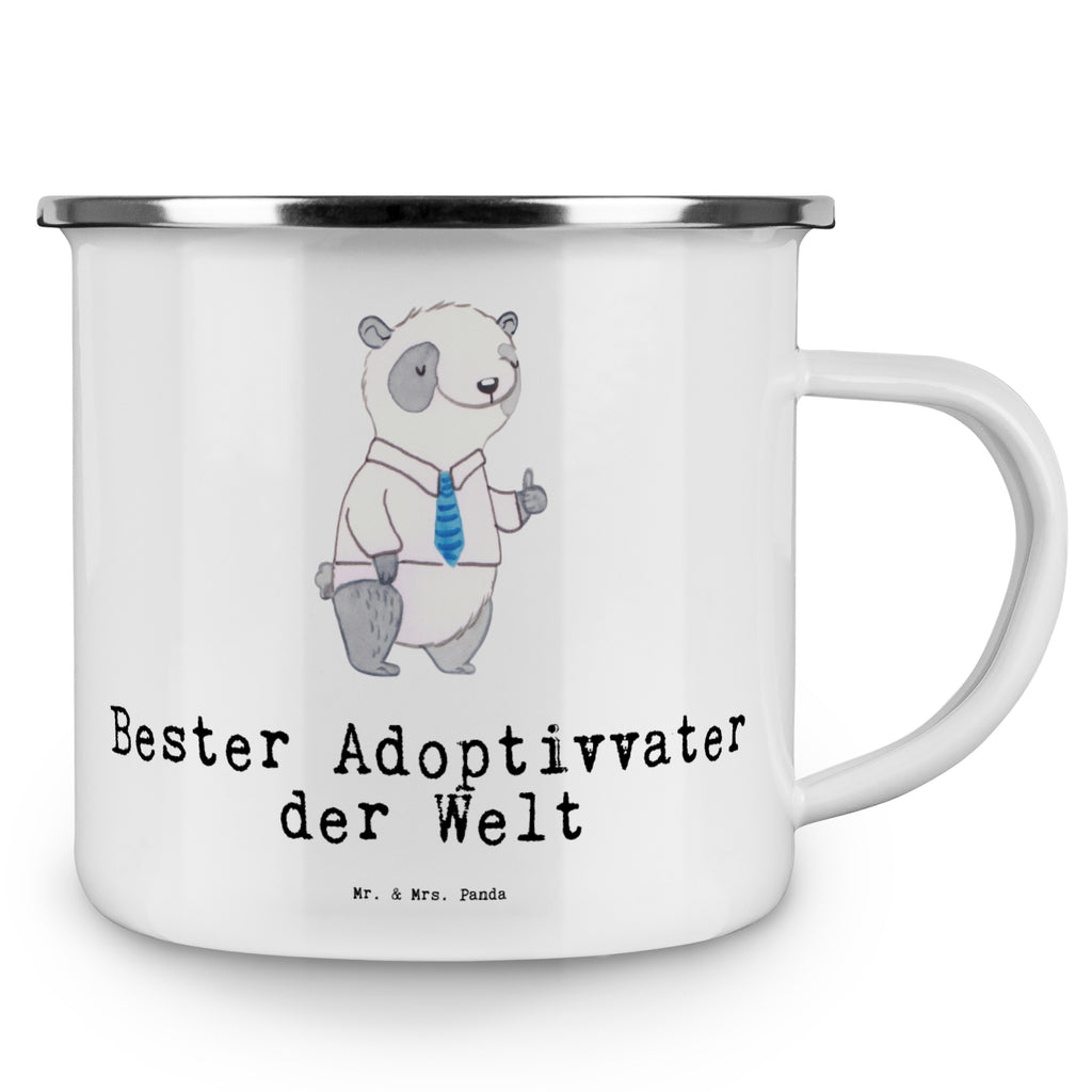 Camping Emaille Tasse Panda Bester Adoptivvater der Welt Campingtasse, Trinkbecher, Metalltasse, Outdoor Tasse, Emaille Trinkbecher, Blechtasse Outdoor, Emaille Campingbecher, Edelstahl Trinkbecher, Metalltasse für Camping, Kaffee Blechtasse, Camping Tasse Metall, für, Dankeschön, Geschenk, Schenken, Geburtstag, Geburtstagsgeschenk, Geschenkidee, Danke, Bedanken, Mitbringsel, Freude machen, Geschenktipp, Adoptiv vater, Adoption, adoptiert, Adoptivvater