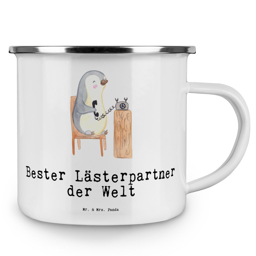 Camping Emaille Tasse Pinguin Bester Lästerpartner der Welt Campingtasse, Trinkbecher, Metalltasse, Outdoor Tasse, Emaille Trinkbecher, Blechtasse Outdoor, Emaille Campingbecher, Edelstahl Trinkbecher, Metalltasse für Camping, Kaffee Blechtasse, Camping Tasse Metall, für, Dankeschön, Geschenk, Schenken, Geburtstag, Geburtstagsgeschenk, Geschenkidee, Danke, Bedanken, Mitbringsel, Freude machen, Geschenktipp, Lästerpartner, Lesterpartner, lestern, Lästerschwester, Lästern, beste Freundin, Freundin, Spaß, bff