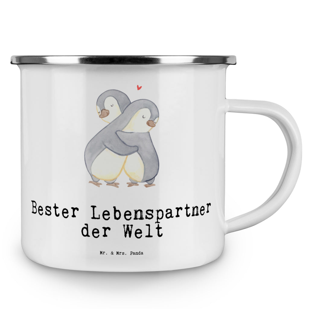 Camping Emaille Tasse Pinguin Bester Lebenspartner der Welt Campingtasse, Trinkbecher, Metalltasse, Outdoor Tasse, Emaille Trinkbecher, Blechtasse Outdoor, Emaille Campingbecher, Edelstahl Trinkbecher, Metalltasse für Camping, Kaffee Blechtasse, Camping Tasse Metall, für, Dankeschön, Geschenk, Schenken, Geburtstag, Geburtstagsgeschenk, Geschenkidee, Danke, Bedanken, Mitbringsel, Freude machen, Geschenktipp, Lebenspartner, Ehepartner, Partner, Ehemann, Ehefrau, Liebe, Freund, Freundin, Hochzeitstag, verliebt